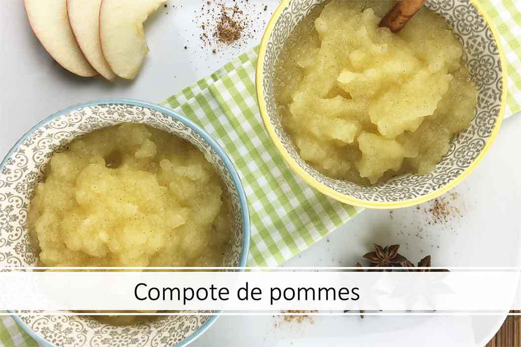 Recette de compote de pommes sans sucre - Madame Paléo