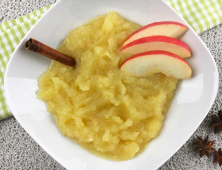 Recette de compote de pommes sans sucre Madame Paléo