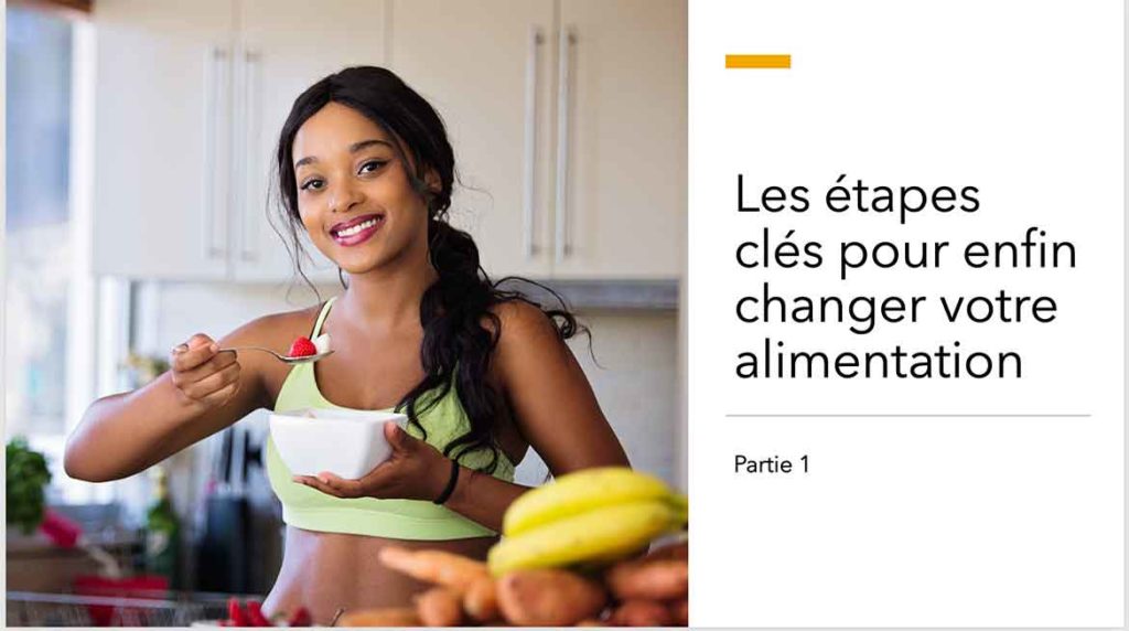 changement alimentaire