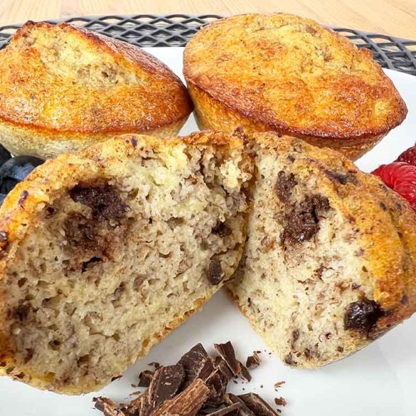 Recette de Muffins Coco Banane sans sucre - Madame Paléo