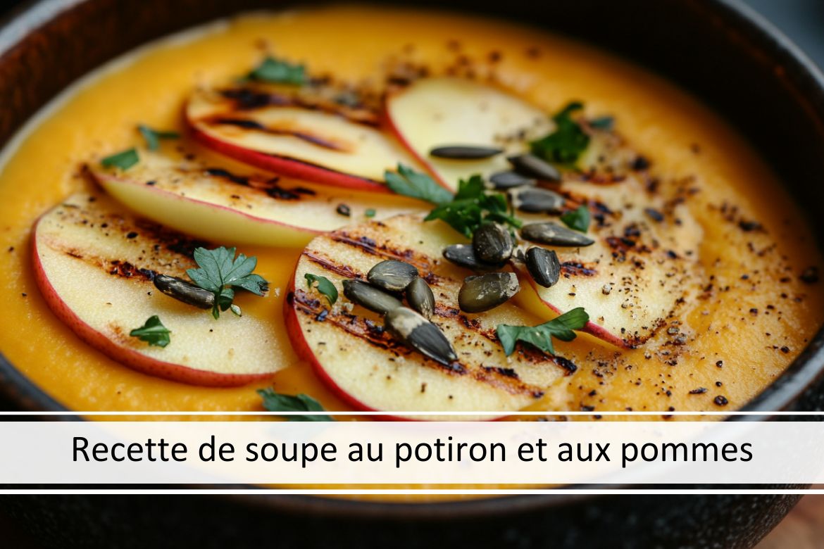 Recette de soupe au potiron et aux pommes